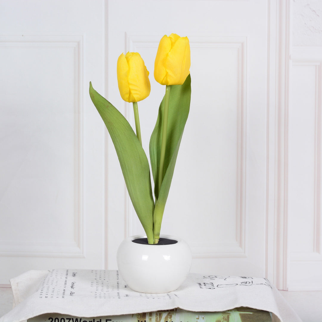 LED-Tulpen-Nachtlicht - Blumige Leuchtkraft für dein Zuhause!