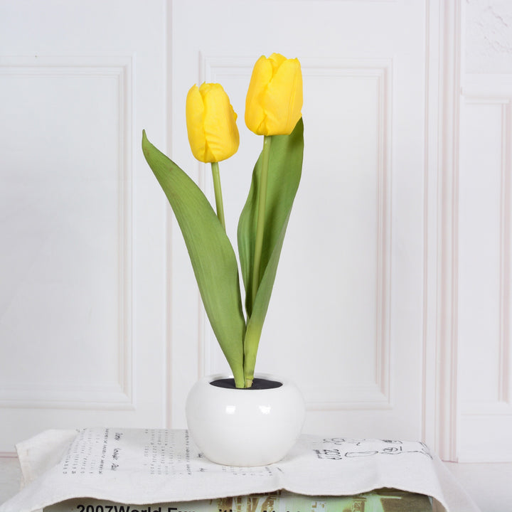 LED-Tulpen-Nachtlicht - Blumige Leuchtkraft für dein Zuhause!