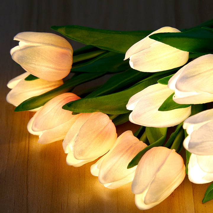 LED-Tulpen-Nachtlicht - Blumige Leuchtkraft für dein Zuhause!
