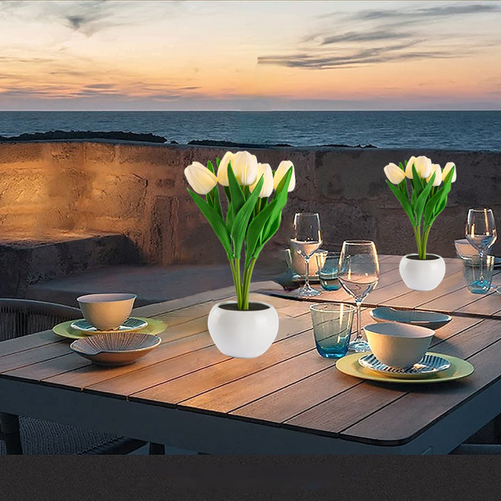 LED-Tulpen-Nachtlicht - Blumige Leuchtkraft für dein Zuhause!