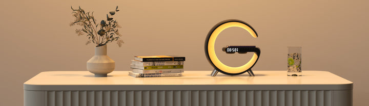 Smarte Lampe Soundbar/Ladegerät/Wecker