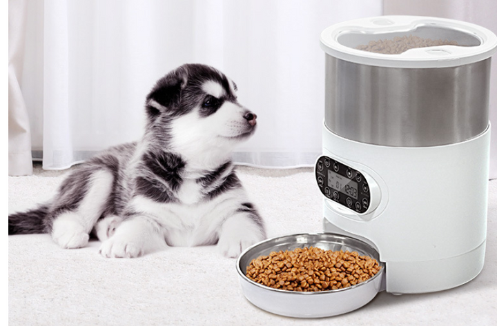 Smarte Tierfutterstation - Edelstahlschüssel mit Zeitsteuerung für Katzen und Hunde!