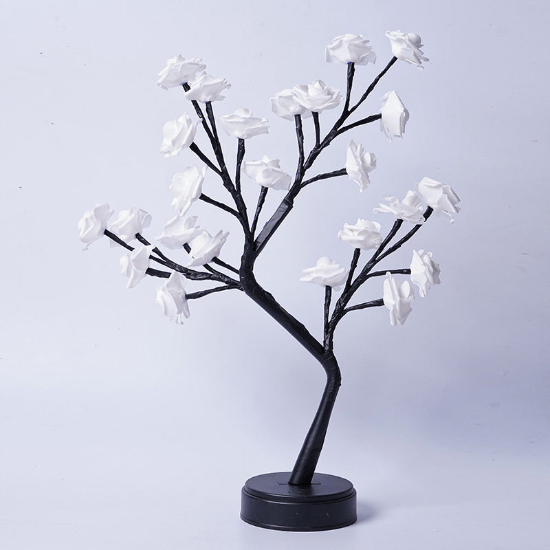Rosenbaum-Tischlampe - USB-betriebenes Geschenk für jeden Anlass!