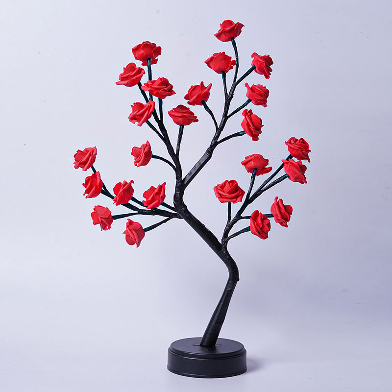 Rosenbaum-Tischlampe - USB-betriebenes Geschenk für jeden Anlass!