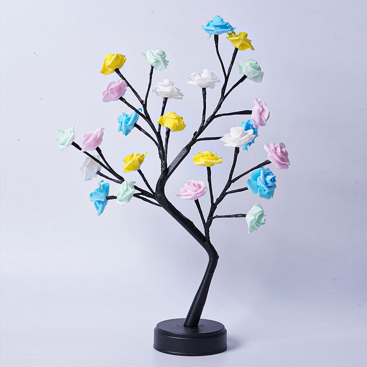 Rosenbaum-Tischlampe - USB-betriebenes Geschenk für jeden Anlass!