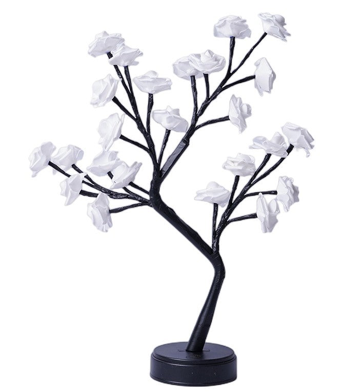 Rosenbaum-Tischlampe - USB-betriebenes Geschenk für jeden Anlass!