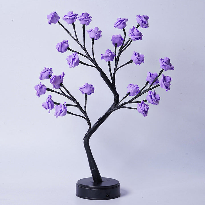 Rosenbaum-Tischlampe - USB-betriebenes Geschenk für jeden Anlass!