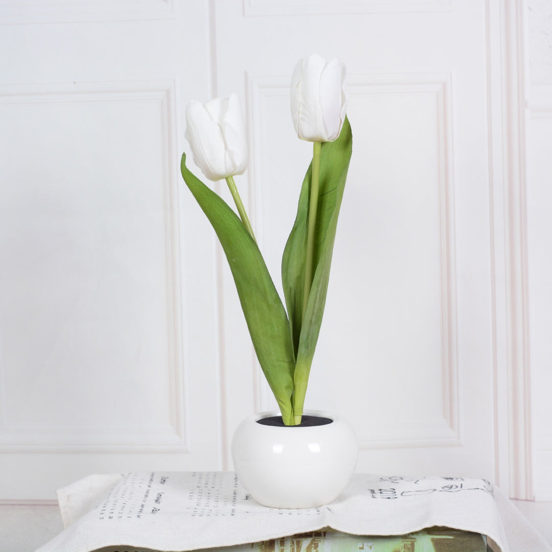 LED-Tulpen-Nachtlicht - Blumige Leuchtkraft für dein Zuhause!