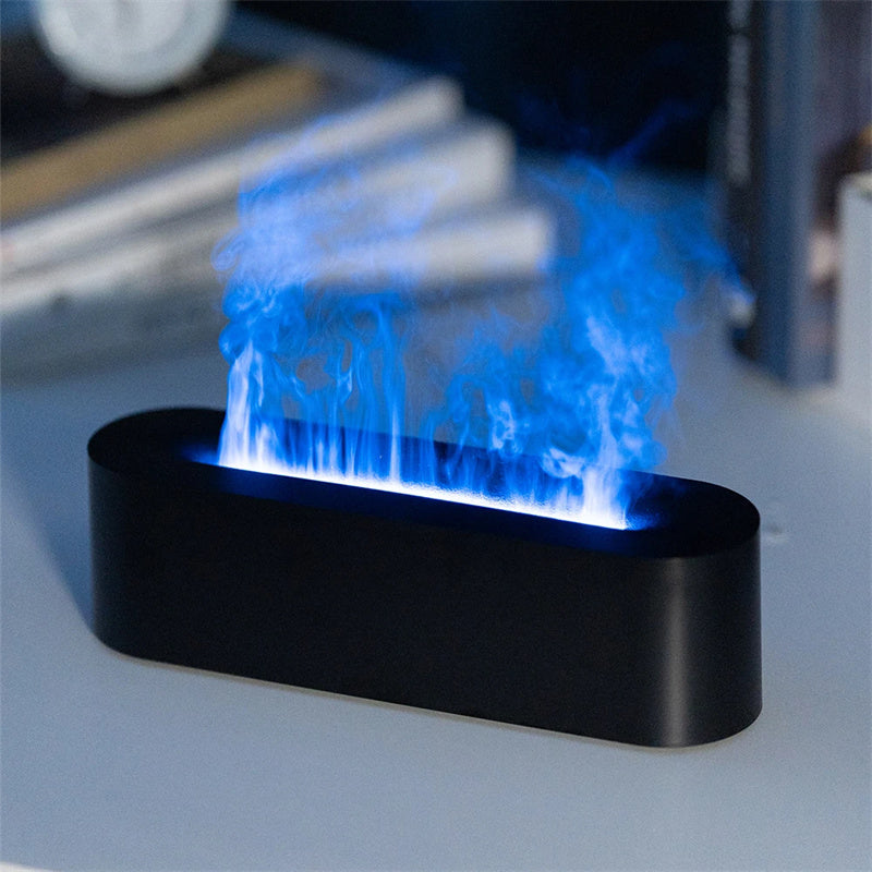 Diffusore di aromi a fiamma con lampada a olio led
